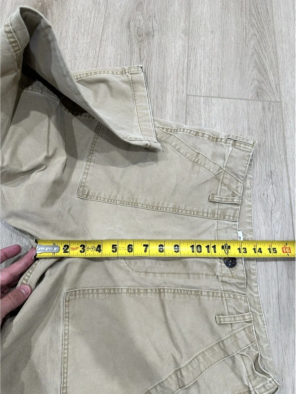 Blacksmith Store Pants Khaki Fatigue Pants Cotton Size Medium 32x26